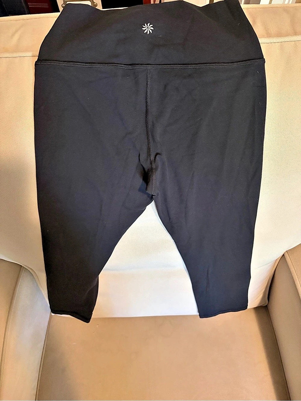 Athleta Transcend Capri Black Capri Leggings Size Small